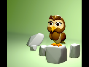 Gufo - how file stl print3d file stl 3D 프린트 모델