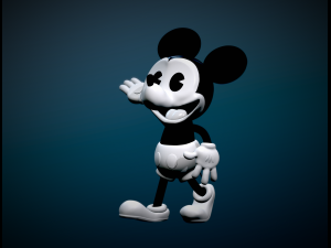 Mickey Mouse e Minnie in street - file stl stampa 3d 3D-Druckmodell