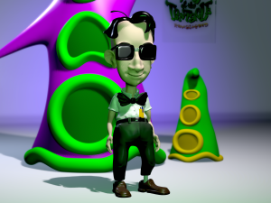 DAY OF THE TENTACLE action figure file stl print 3d 3D-Druckmodell