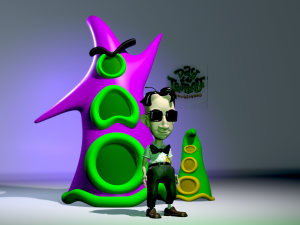 DAY OF THE TENTACLE action figure file stl print 3d 3D-Druckmodell