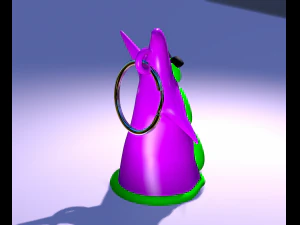 DAY OF THE TENTACLE action figure file stl print 3d keychain pendant Portachiavi 3D Print Model