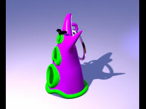 DAY OF THE TENTACLE action figure file stl print 3d keychain pendant Portachiavi 3D Print Model