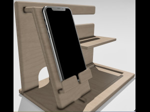 Desktop smartphone holder Filestl model3d print3d personalizza il tuo gadget progettato con me 3D Print Model