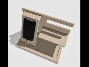 Porta smartphone da tavolo File Stl modello 3d stampato personalizza il tuo gadget progettato con me Modello di stampa 3D