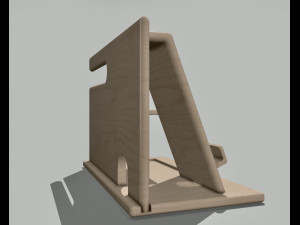 Desktop smartphone holder Filestl model3d print3d personalizza il tuo gadget progettato con me 3D-printmodel
