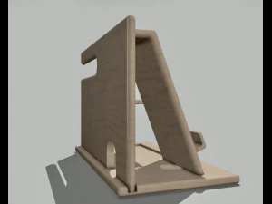 Porta smartphone da tavolo File Stl modello 3d stampato personalizza il tuo gadget progettato con me Modello di stampa 3D