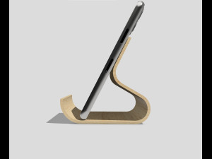 Desktop smartphone holder arch design file stl model3d print3d 3D Print Model