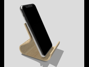 Desktop smartphone holder arch design file stl model3d print3d 3D Print Model