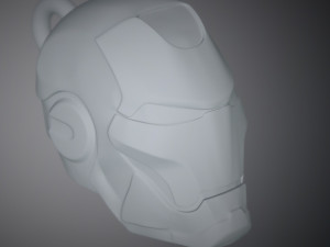 Keychain pendant ironman mask file stl model 3d print 3d Modelo de Impressão 3D