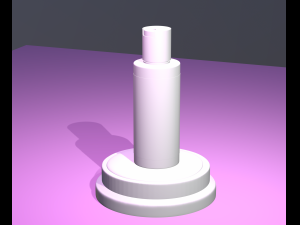 Cosmetic bottle file stl model 3d print 3d Cosmetici in bottiglia 3D-Druckmodell
