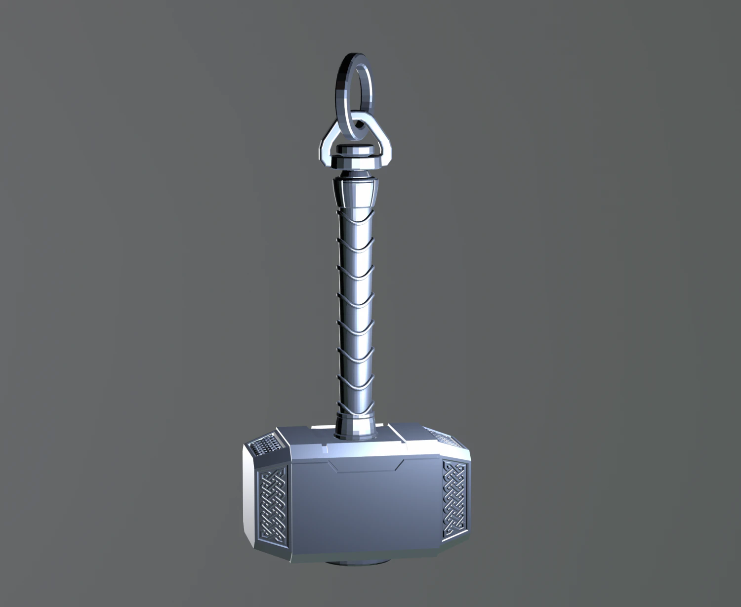 Keychain pendant Thor Hammer file stl model 3d print 3d Martello di Thor a portachiavi ciondolo 3D Print Model .c4d .max .obj .3ds .fbx .stl .blend