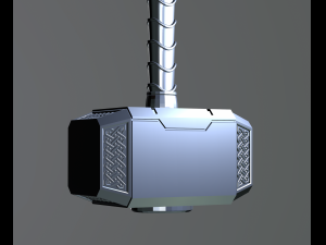 Keychain pendant Thor Hammer file stl model 3d print 3d Martello di Thor a portachiavi ciondolo Modelo de Impressão 3D