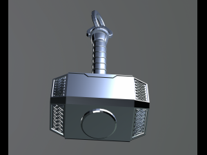 Keychain pendant Thor Hammer file stl model 3d print 3d Martello di Thor a portachiavi ciondolo Modelo de Impressão 3D