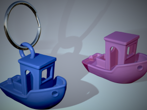 Benchy boat 3 model 3d first is Keychain pendant second is a boat and 3 is battle boat Benchy fil 3D Принт Модель