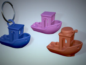 Benchy boat 3 modello 3d il primo &egrave; il ciondolo portachiavi, il secondo &egrave; una barca e 3 &egrave; la barca da battaglia Benchy fil Modello di stampa 3D