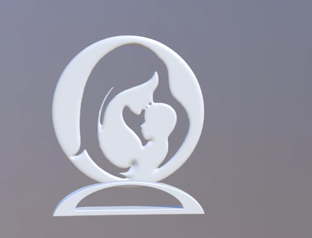 Busto m&atilde;e e filho arquivo stl modelo impress&atilde;o 3d 3d Busto mamma e figlio cornija Modelo de Impressão 3D .c4d .max .obj .3ds .fbx .stl .blend 