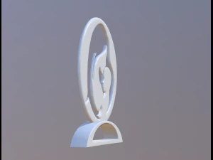 Busto m&atilde;e e filho arquivo stl modelo impress&atilde;o 3d 3d Busto mamma e figlio cornija Modelo de Impressão 3D