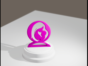 Bust mom and son file stl model 3d print 3d Busto mamma e figlio cornice 3D Print Model