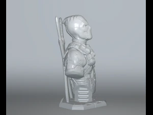 Deadpool Bust Remastered Supportless Edition STL 3D Print Model