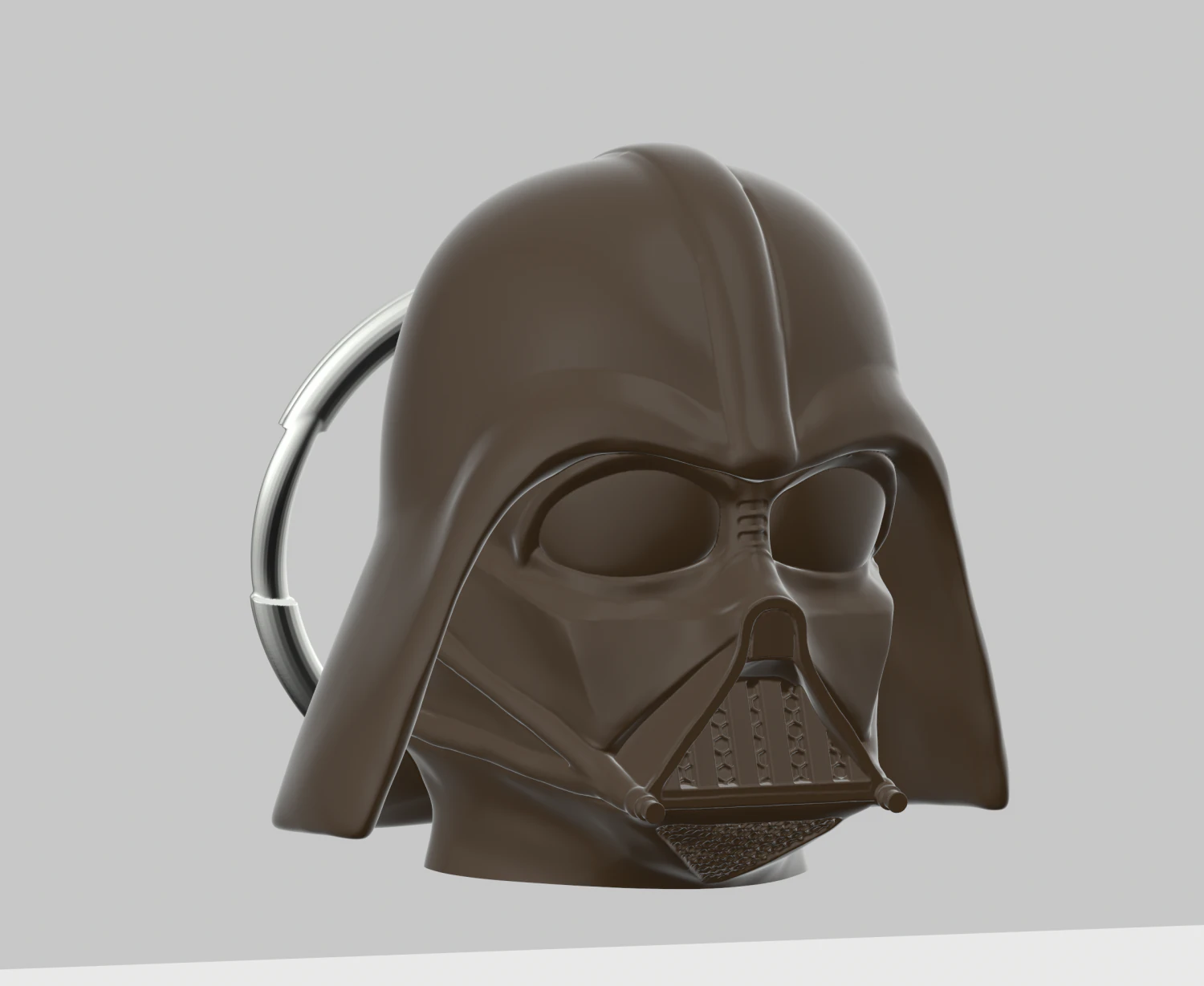 Keychain pendant hat darth vader file stl model 3d print 3d 3D Print Model .c4d .max .obj .3ds .fbx .stl .blend 