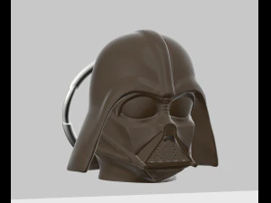 Keychain pendant hat darth vader file stl model 3d print 3d 3D Print Model