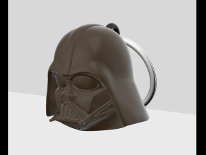Keychain pendant hat darth vader file stl model 3d print 3d Modello di stampa 3D