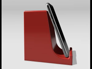 Desktop smartphone holder romantic drop pen FOR desktop stand 3D Print Model