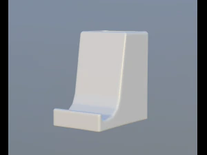 Desktop smartphone holder romantic drop pen FOR desktop stand 3D Print Model