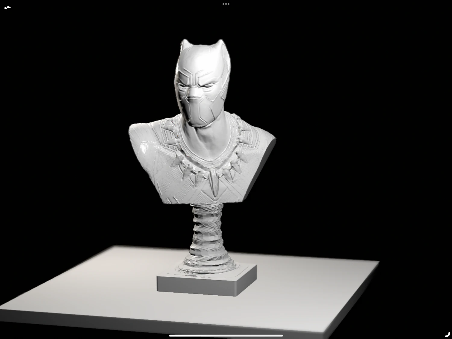BLACK PANTHER BUST file stl garantito e stampabile 3D Print Model .c4d .max .obj .3ds .fbx .stl .blend 