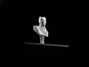 BLACK PANTHER BUST file stl garantito e stampabile 3D Print Model