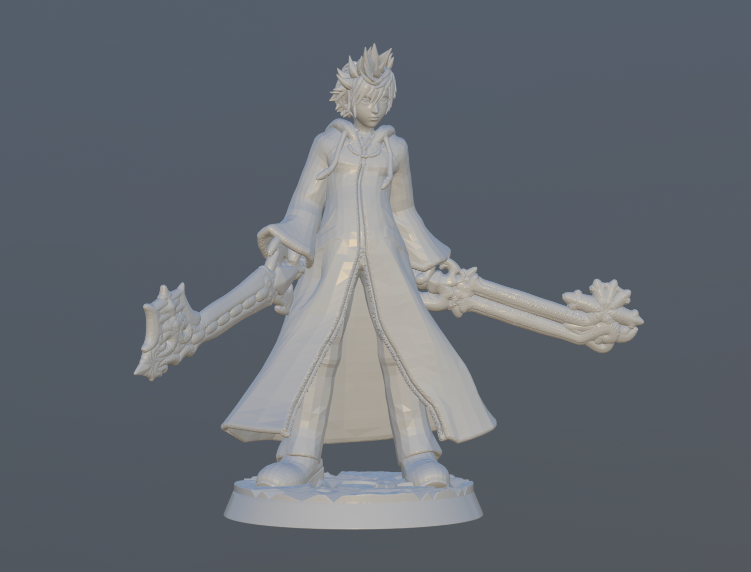 STL file Sora // Kingdom Hearts 4・3D print object to download・Cults