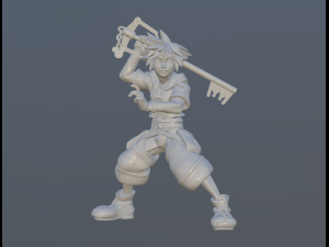 Kingdom Hearts Pack - 15 STL figures for 3D printers 3D प्रिंट मॉडल