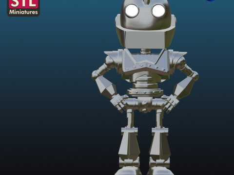 Chibi Iron Giant Inspired - Handcrafted Digital Download STL File - Modello 3D Chibi Iron G 3D 打印模型