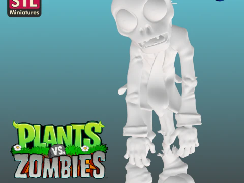 Inspired by a Zombie and a Defense Plant - STL Download 3D Print Model