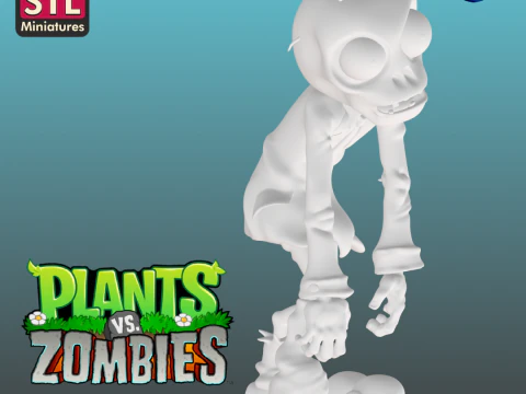 Inspired by a Zombie and a Defense Plant - STL Download 3D Print Model