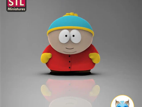 Chibi cartoon serie tv Printable 3D STL Files Bring Home Stan Kyle Kenny and Eric Cartman 3D Print Model
