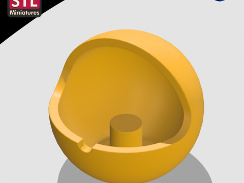 Handcrafted Inspired by a 1970s Ashtray - STL File for Download 3Dプリントモデル