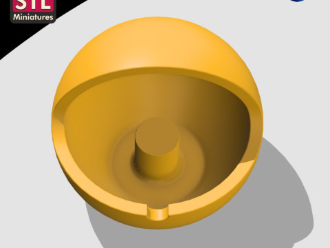 Handcrafted Inspired by a 1970s Ashtray - STL File for Download 3Dプリントモデル