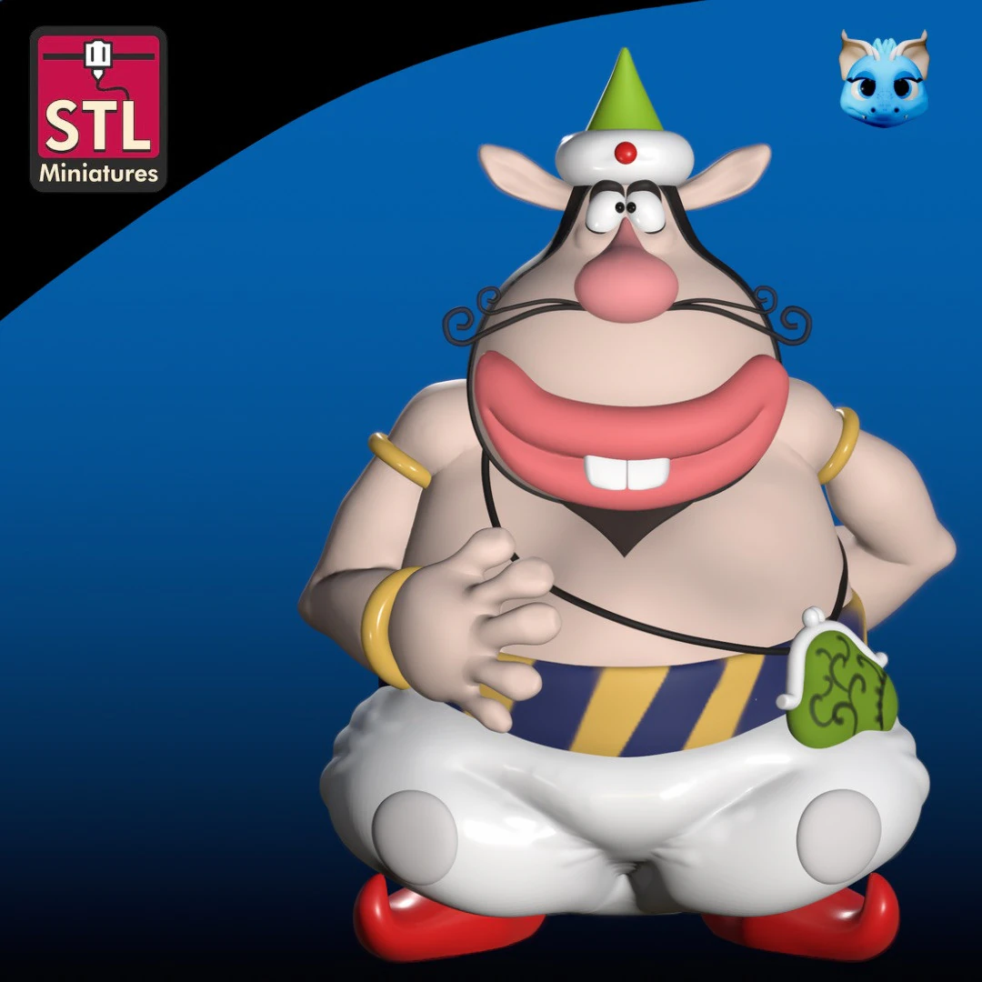 3D Printable STL Model - Mago Pancione Etc 3D Print Model .c4d .max .obj .3ds .fbx .stl .blend 