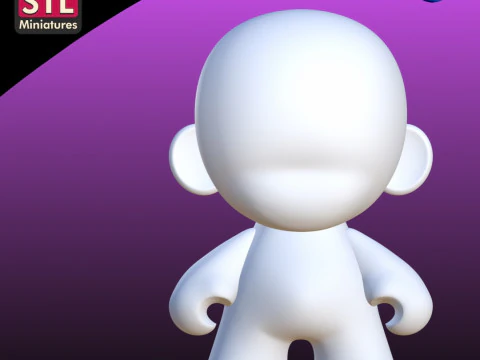 File STL per la stampa 3D - Munny Dunny Trikky Bub e Foomi Modello di stampa 3D