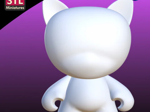File STL per la stampa 3D - Munny Dunny Trikky Bub e Foomi Modello di stampa 3D