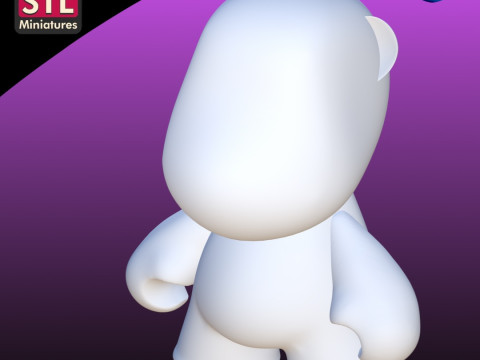 STL Files for 3D Printing - Munny Dunny Trikky Bub and Foomi 3D Принт Модель