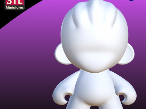 STL Files for 3D Printing - Munny Dunny Trikky Bub and Foomi 3D Принт Модель