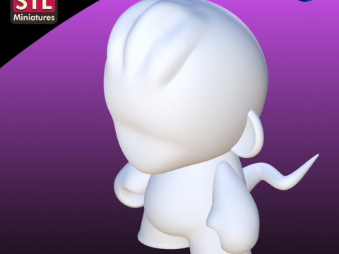 STL Files for 3D Printing - Munny Dunny Trikky Bub and Foomi 3D Принт Модель