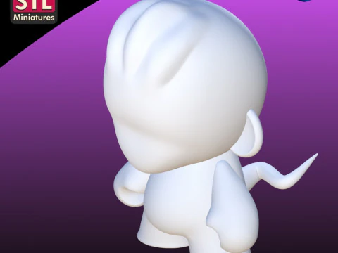 File STL per la stampa 3D - Munny Dunny Trikky Bub e Foomi Modello di stampa 3D