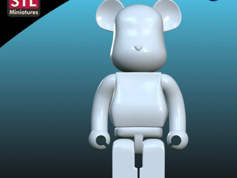 STL File for 3D Printing - Inspired by Bearbrick 3D-Druckmodell