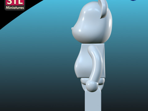 STL File for 3D Printing - Inspired by Bearbrick 3D-Druckmodell