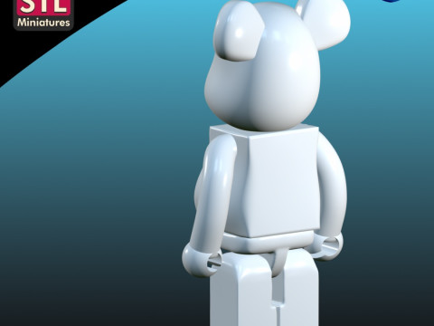 STL File for 3D Printing - Inspired by Bearbrick 3D-Druckmodell