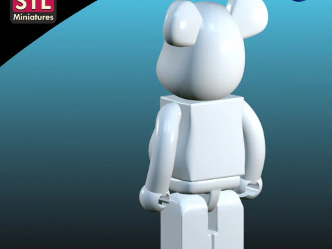 STL File for 3D Printing - Inspired by Bearbrick 3D Print Model