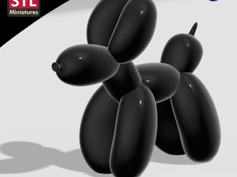 File STL untuk Pencetakan 3D - Terinspirasi oleh Anjing Balon Model Cetak 3D